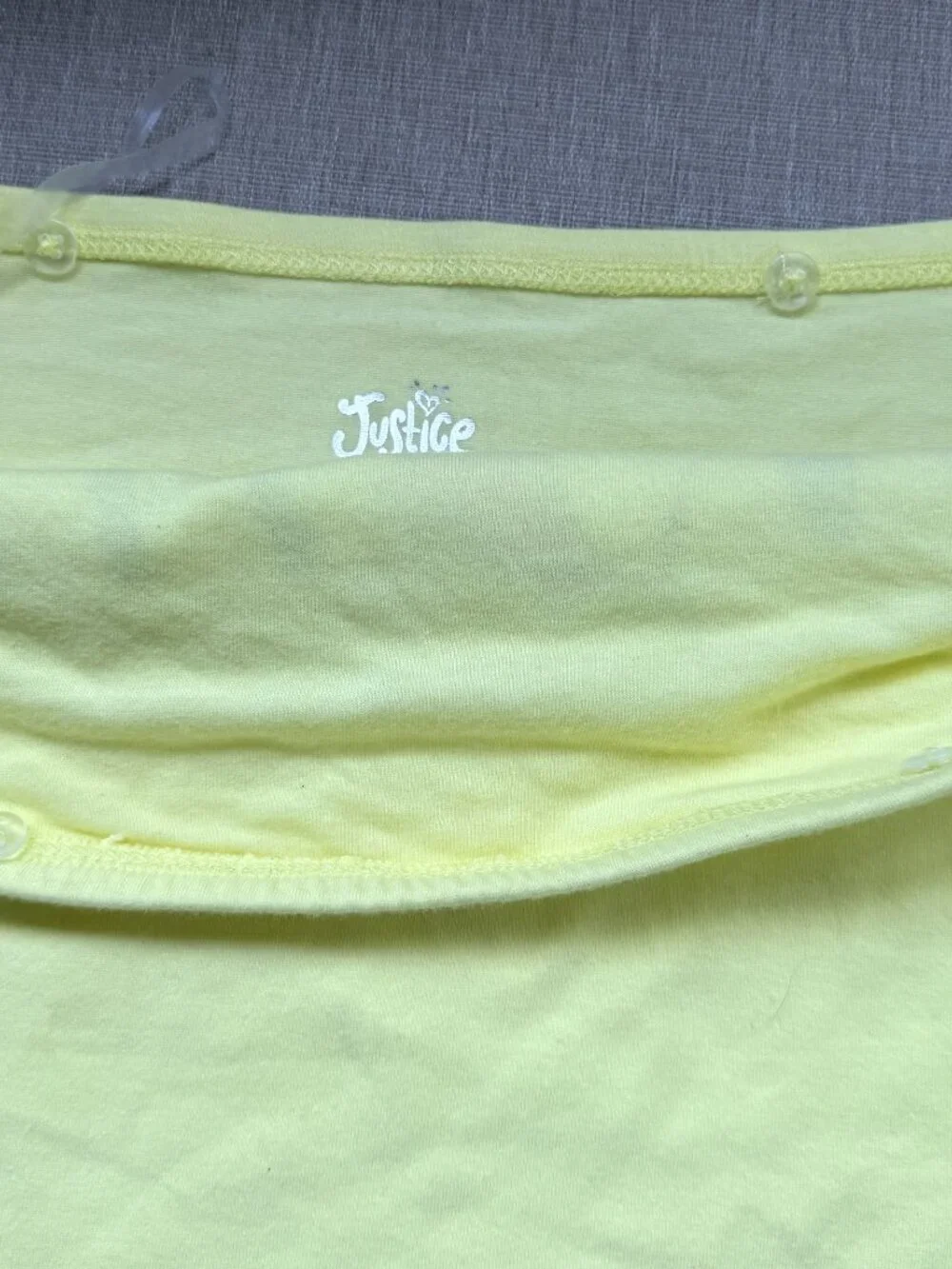 NWT Girls Justice Size 14/16, Set of 2 Tank Tops (1-Yellow, 1-Black) w/Graphics